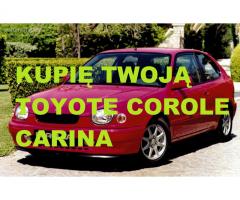Skup Aut Toyota Corolla,Carina,Avensis i inne